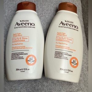 Aveeno Apple Cider Vinegar Blend Conditioner bundle of 2 NEW